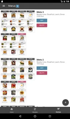 EasyMenu Balanced Meal Planner android App screenshot 4