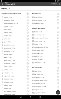 EasyMenu Balanced Meal Planner android App screenshot 7